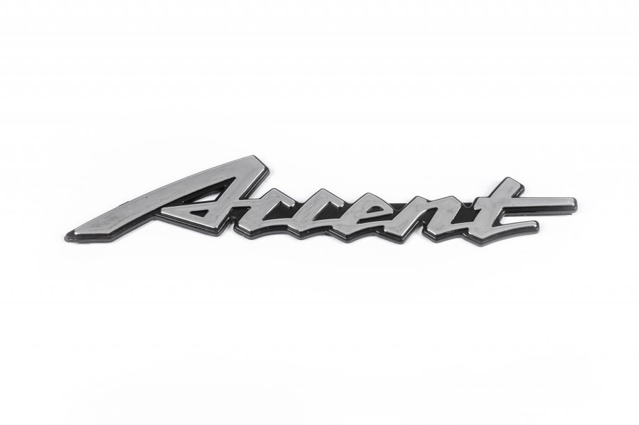 Hyundai Accent 2000-2006 рр. Напис Accent 16см (Туреччина) Image