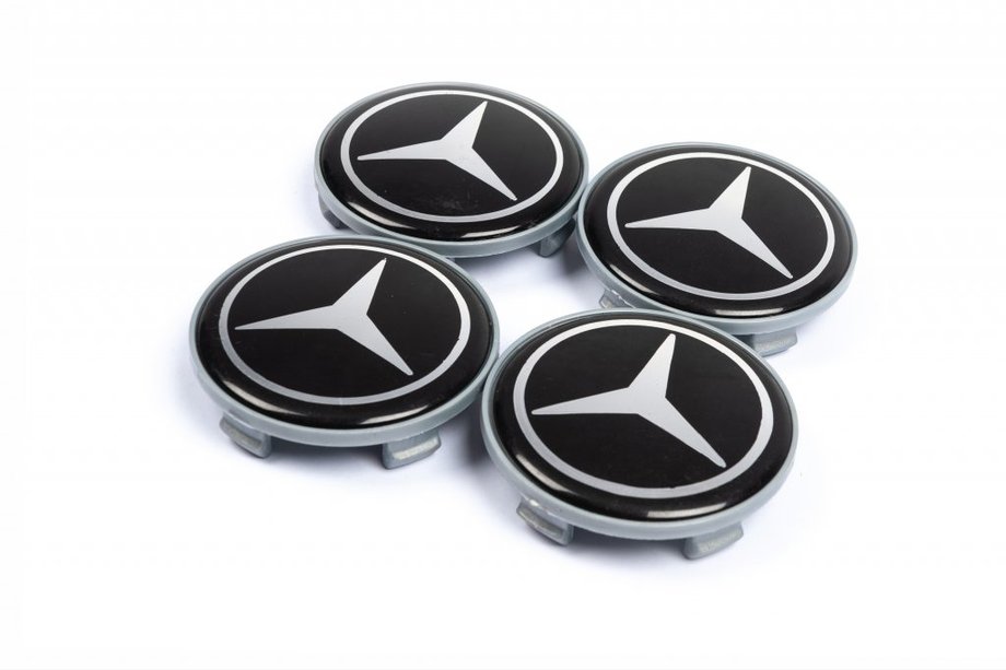 Mercedes-Benz Ковпачки на диски 57мм/55,5мм V1 (4 шт) Image