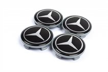 Mercedes-Benz Ковпачки на диски 57мм/55,5мм V1 (4 шт) фото 1