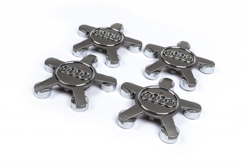 Audi Заглушки у диски зірка (4 шт, ABS) Image