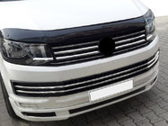 Volkswagen T6 2015-2024 рр. Накладки на решітку бампера 2015-2019 (6 шт, нерж) фото 4