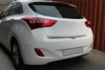 Hyundai I-30 2012-2017 рр. Кромка багажника (HB, нерж) фото 1