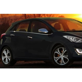 УЦІНКА! Молдинг бокового скла (HB, нерж) Hyundai I-30 2012-2017 рр. фото 1