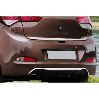 Накладка на торець бампера 2014-2018 (нерж) Hyundai I-20 2014-2020 рр. фото 1