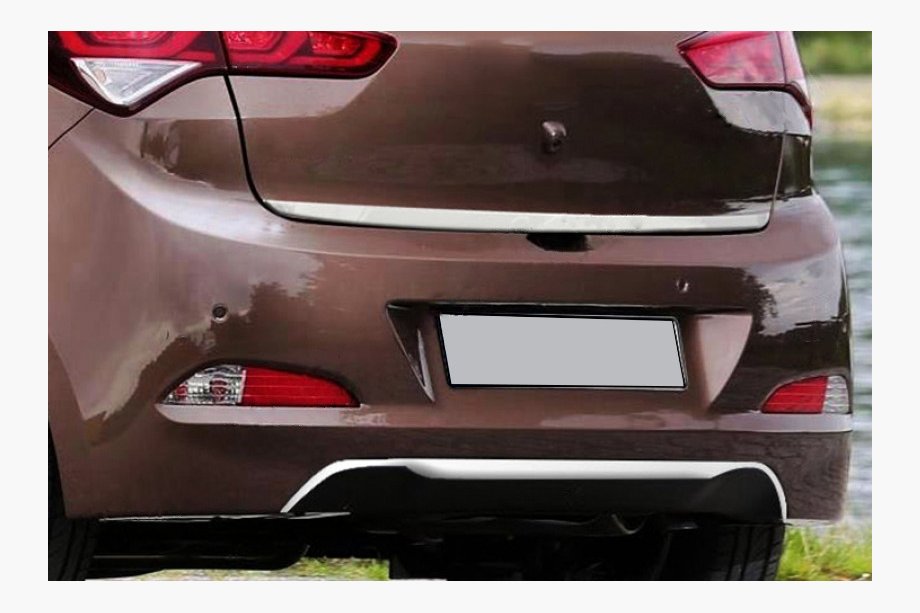 Hyundai I-20 2014-2020 рр. Накладка на торець бампера 2014-2018 (нерж) Image