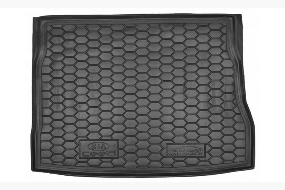 Kia Ceed 2007-2012 рр. Килимок багажника HB (Autogumm, пластик) Image