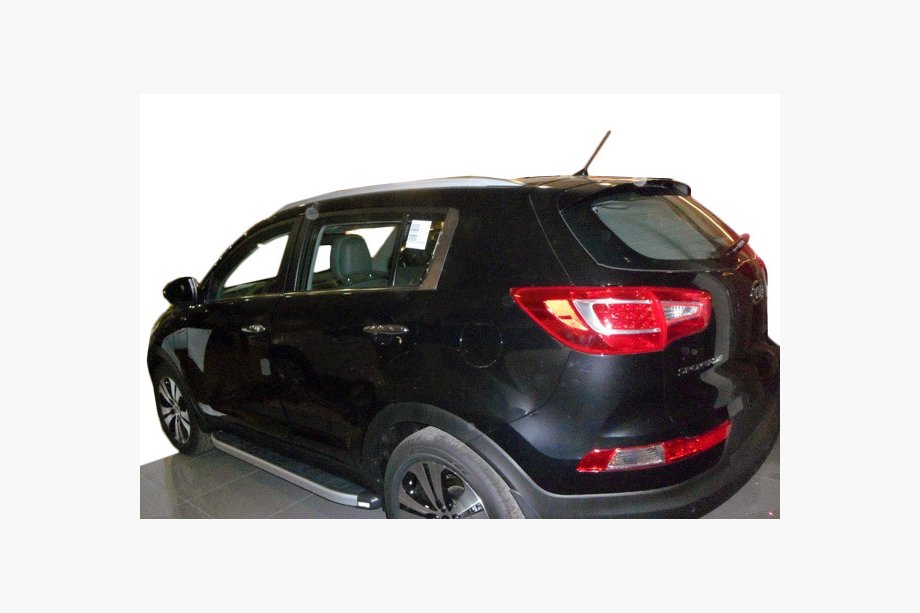 Kia Sportage 2010-2015 рр. Бокові пороги Fullmond (2 шт, алюм.) Image