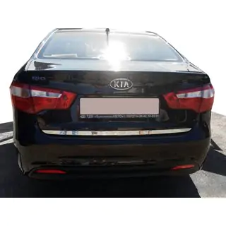 Кромка багажника (нерж.) Kia Rio 2012-2017 рр. фото 1