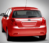Kia Ceed 2007-2012 рр. Планка над номером (HB, нерж) фото 1