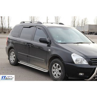 Бокові пороги KB001 (нерж) фото 2