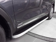 Kia Sorento III UM 2014-2020 рр. Бокові пороги Tayga Grey (2 шт., Алюміній) фото 1