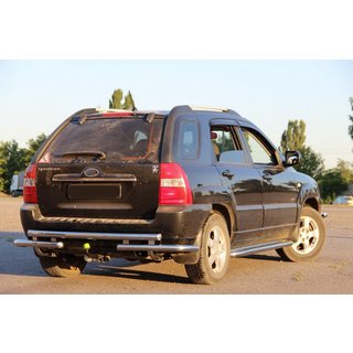 Задня дуга AK007 (нерж.) фото 3