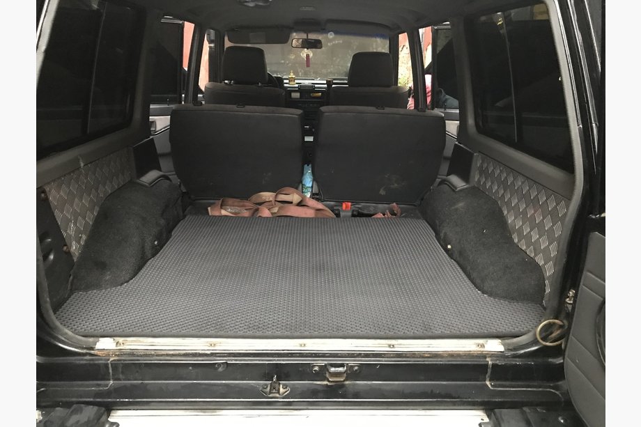 Nissan Patrol Y60 1988-1997 рр. Килимок багажника Довгий (EVA, чорний) Image