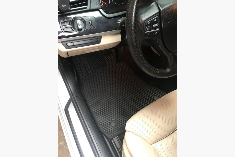 BMW 7 серія F01/F02 2008-2015 рр. Килимки EVA (для F02, Чорний) Image