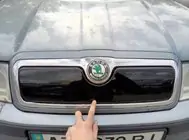 Skoda Octavia I Tour A4 1996-2010 рр. Зимова решітка (верхня) фото 5