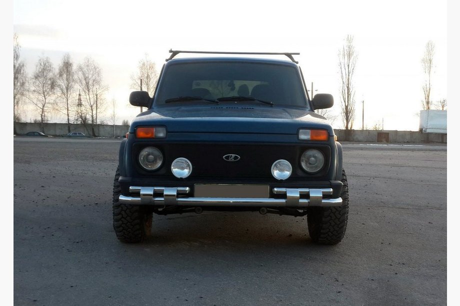 Lada Niva та Urban 1977- рр. Передня дуга ST015 (нерж.) Image