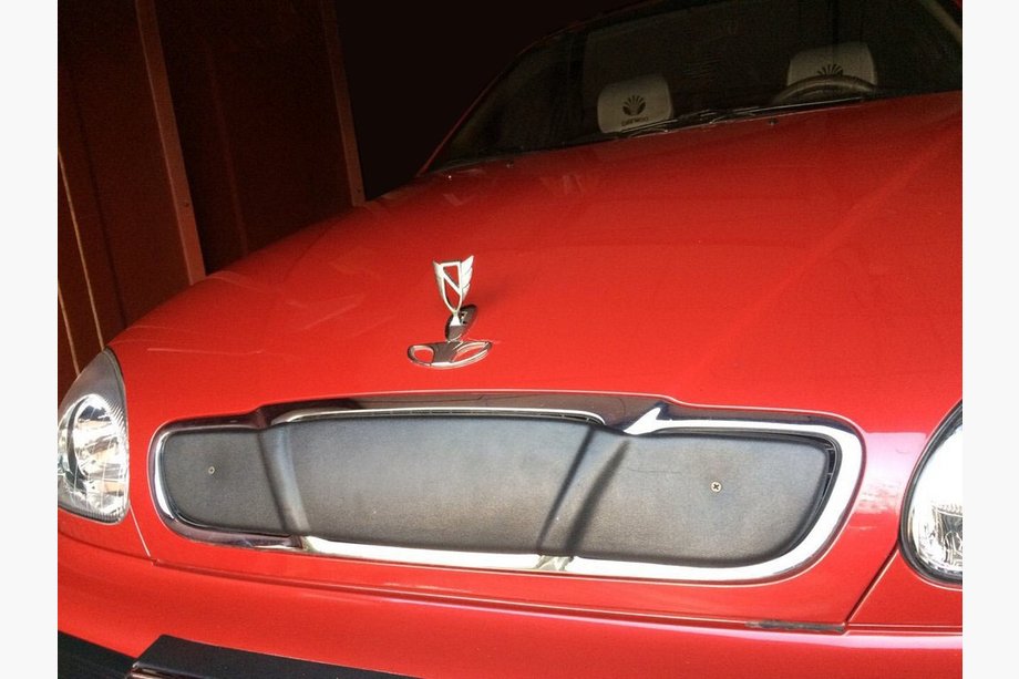 Daewoo Lanos 1998-2017 рр. Зимова накладка на решітку (верхня) Image