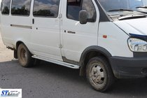 Газель, соболь 1998- рр. Бокові пороги KB001 (нерж) фото 6