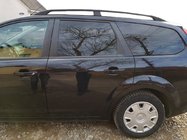 Ford Focus II 2008-2011 рр. Алюмінієві рейлінги (Caravan, Чорні) фото 1