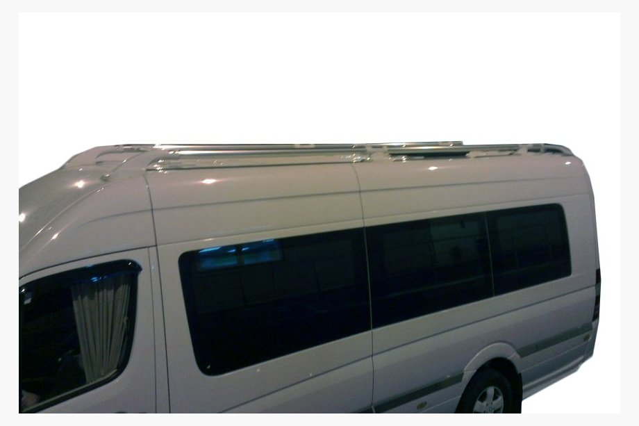 Mercedes Sprinter W906 2006-2018 рр. Рейлінги (оригінал, білі ніжки) Image