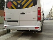Mercedes Sprinter W906 2006-2018 рр. Накладка на задній бампер V1 (під фарбування) фото 1