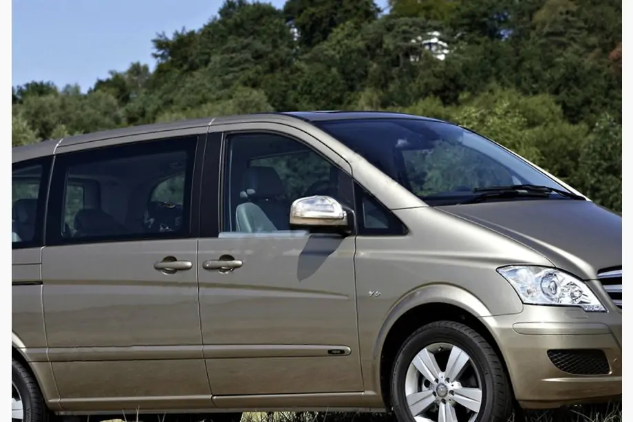 Mercedes Viano 2004-2014 рр. Накладки на дзеркала VIANO 2010-2015 (2 шт., пласт) Фото 6