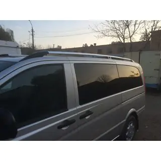 Рейлінги Хром CAN Оригінальний дизайн (метал. ніжки) фото 3