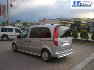 Mercedes Vaneo W414 2001-2005 рр. Кенгурятник задній (нерж.) фото 2