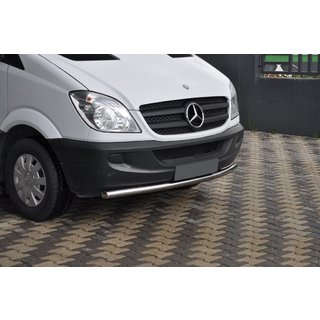 Передня нижня дуга ST008 (нерж.) Mercedes Sprinter W906 2006-2018 рр. фото 1