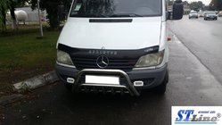 Mercedes Sprinter W901/902/903/904/905 1995-2006 рр. Кенгурятник WT002 (нерж.) фото 2