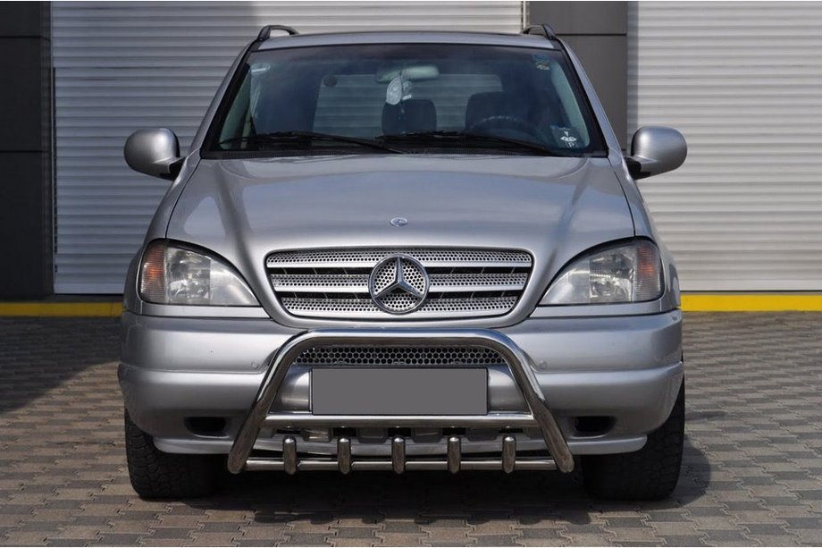 Mercedes ML W163 1997-2005 рр. Кенгурятник (нерж.) Image
