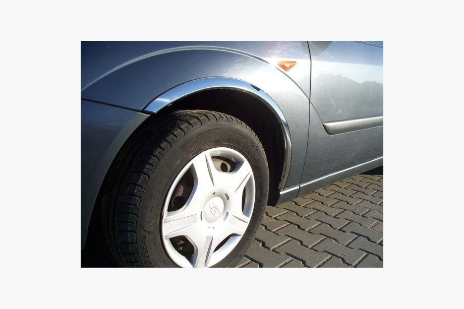 Ford Focus I 1998-2005 рр. Накладки на арки (4 шт, нерж) Фото 1