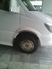 Volkswagen Crafter 2006-2016 рр. Накладки на арки вузькі (4 шт, нерж) фото 3