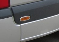 Volkswagen Crafter 2006-2016 рр. Обведення габаритів (6 шт, нерж) Carmos - Турецька сталь фото 2