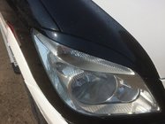 Mercedes Sprinter W906 2006-2018 рр. Вії Прямі (чорні, ABS, 2006-2013) чорний глянець фото 2