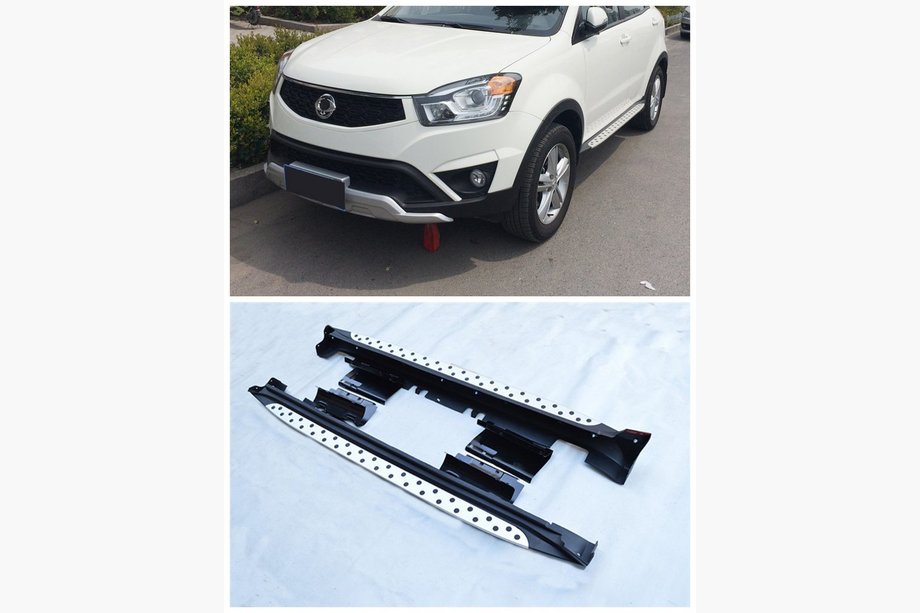 Бокові пороги Niken BMW style (2 шт., алюм.) Image