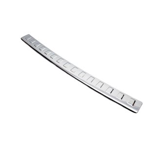 Накладка на задній бампер Carmos (нерж) Mercedes B-class W246 2011-2018 рр. фото 1