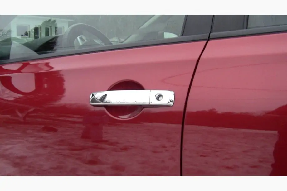 Nissan Qashqai 2010-2014 рр. Накладки на ручки (4 шт, нерж) Без чіпа, Carmos - Турецька сталь Фото 2