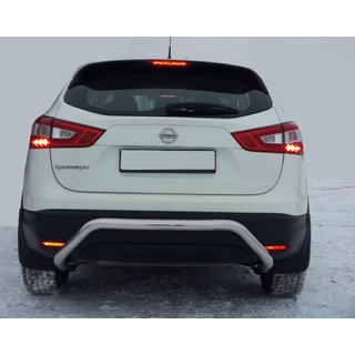 Задня дуга AK007-1 (нерж) Nissan Qashqai 2014-2021 рр. фото 1
