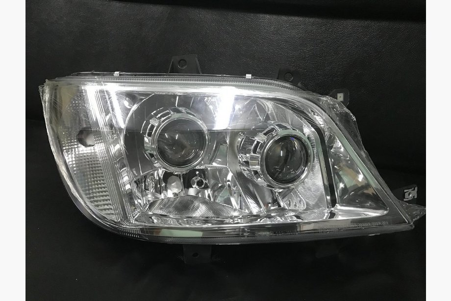 Mercedes Sprinter W901/902/903/904/905 1995-2006 рр. Передня оптика з 2 лінзами (2 шт, Тайвань) Фото 2
