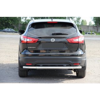 Задня дуга AK002 (нерж) Nissan Qashqai 2014-2021 рр. фото 1
