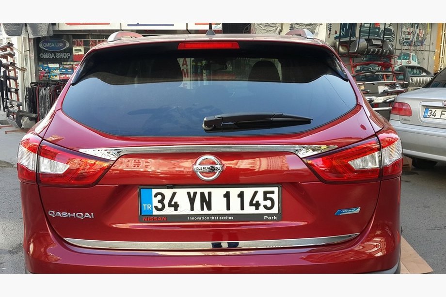 Nissan Qashqai 2014-2021 рр. Кромка багажника (нерж.) Фото 5