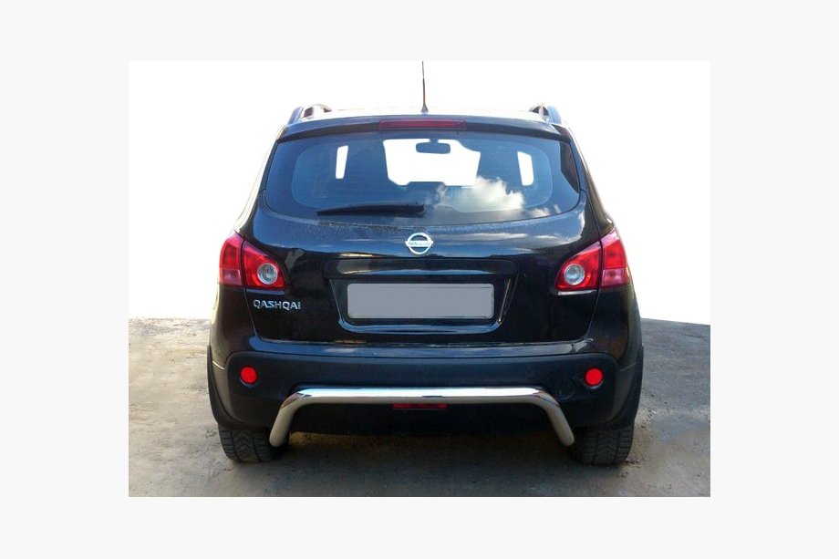 Nissan Qashqai 2010-2014 рр. Задня дуга AK007 (нерж.) Image
