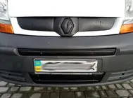 Renault Trafic 2001-2015 рр. Зимова верхня накладка на решітку фото 6