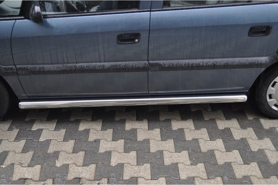 Opel Zafira B 2005-2011 рр. Бічні труби (2 шт., нерж.) Image