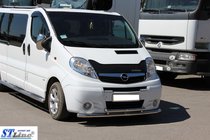 Opel Vivaro 2001-2015 рр. Передній захист ST014/2 (нерж.) фото 2