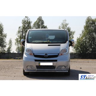 Передній захист ST014 (нерж.) Nissan Primastar 2002-2014 рр. фото 2