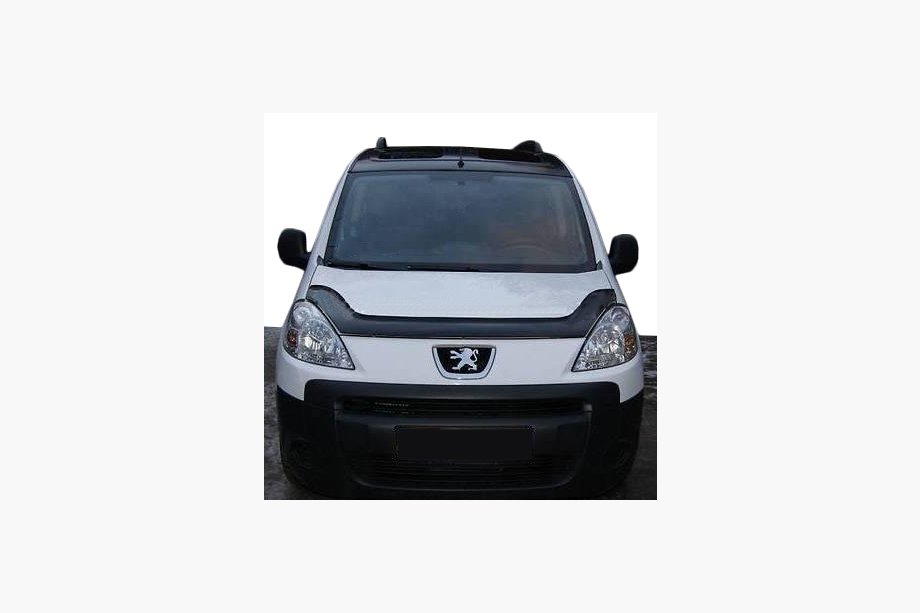 Peugeot Partner Tepee 2008-2018 рр. Дефлектор капоту (FLY) Image