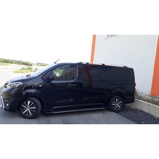 Бокові пороги Bosphore Yeni (2 шт, алюміній) Opel Vivaro 2019- рр. фото 3