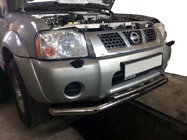 Передній захист ST014 (нерж) фото 1